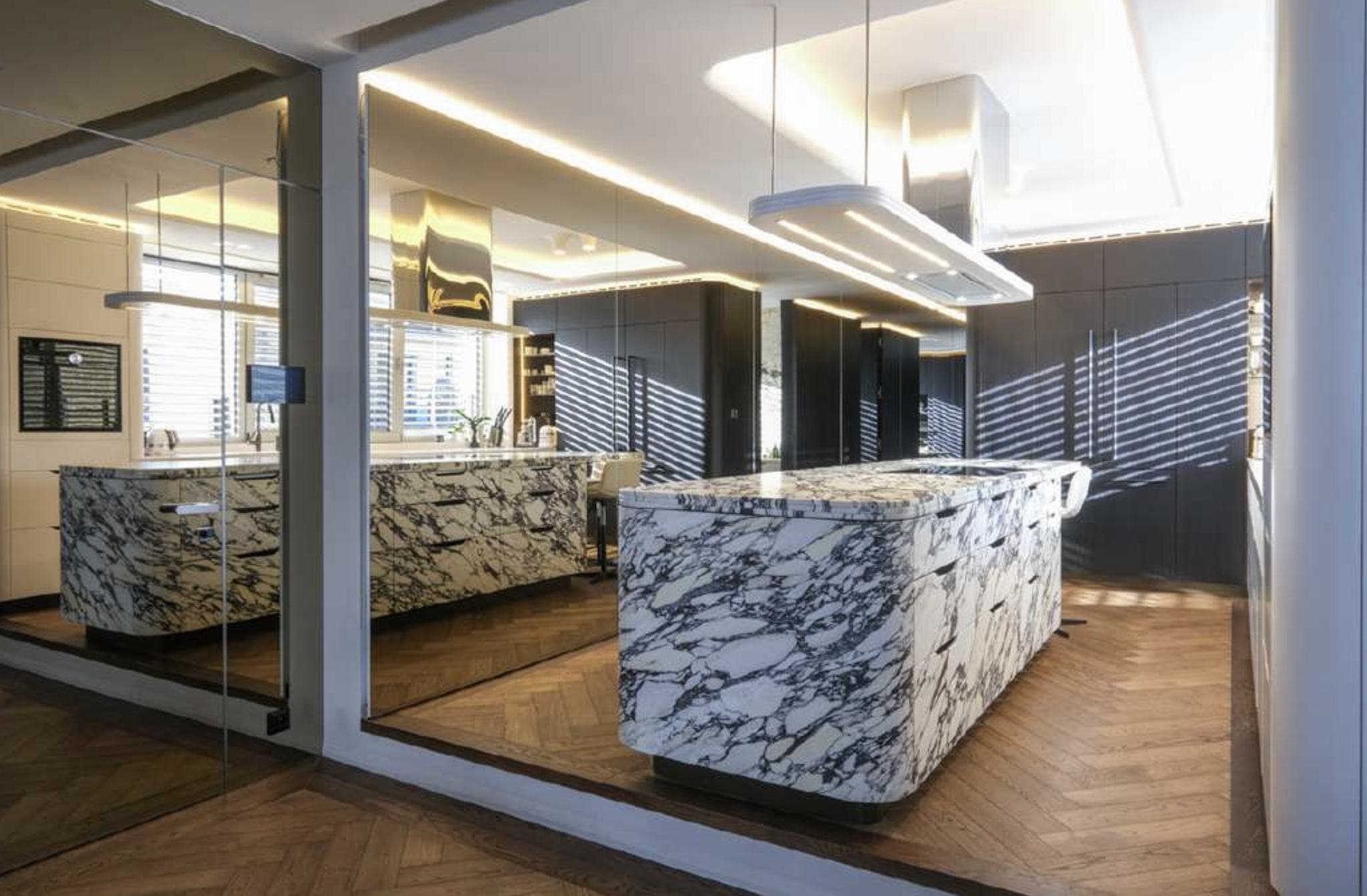 Apartmán BA — kuchynský ostrov
